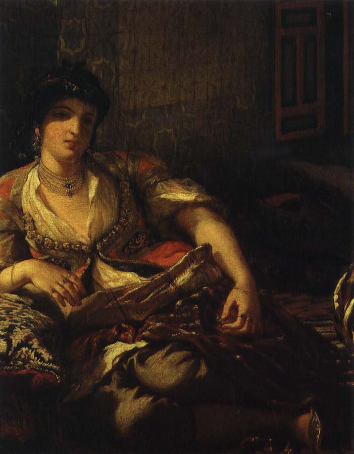 Eugene Delacroix algeriska kvinnor